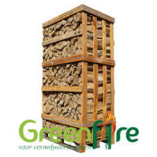 Eiken haardhout ovengedroogd, hoog rendement kachelhout