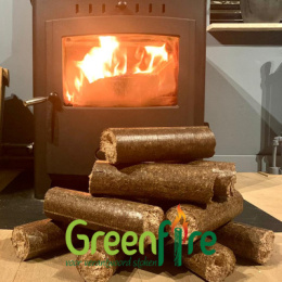 Bio houtbriketten pallet, CO2-neutraal en lange brandduur