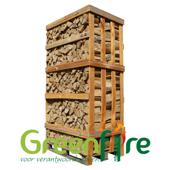 Eiken haardhout ovengedroogd, hoog rendement kachelhout