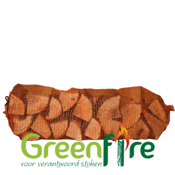 Ovengedroogd eiken- en essenhout 200 kg, geschikt voor haard en kachel